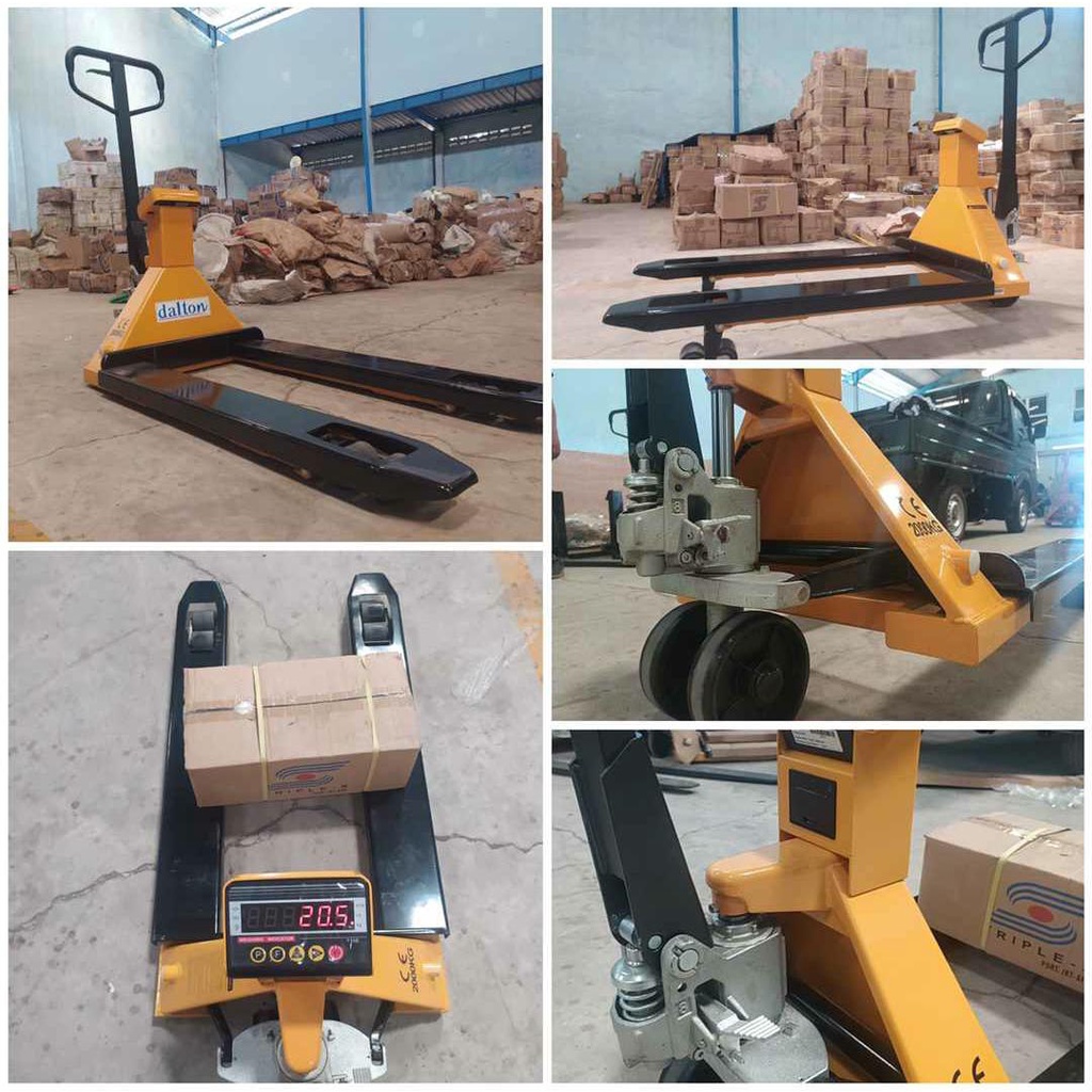Hand Pallet Scale 2 Ton / Hand Pallet Timbangan 2 Ton / Handpallet Digital Dalton
