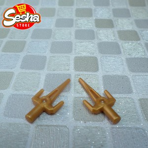 LEGO Pearl Gold Sai - LEGO Weapon Accessories