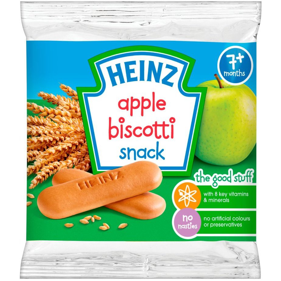 Heinz Apple Biscotti Biskuit Bayi Apel 60gr / 60 g