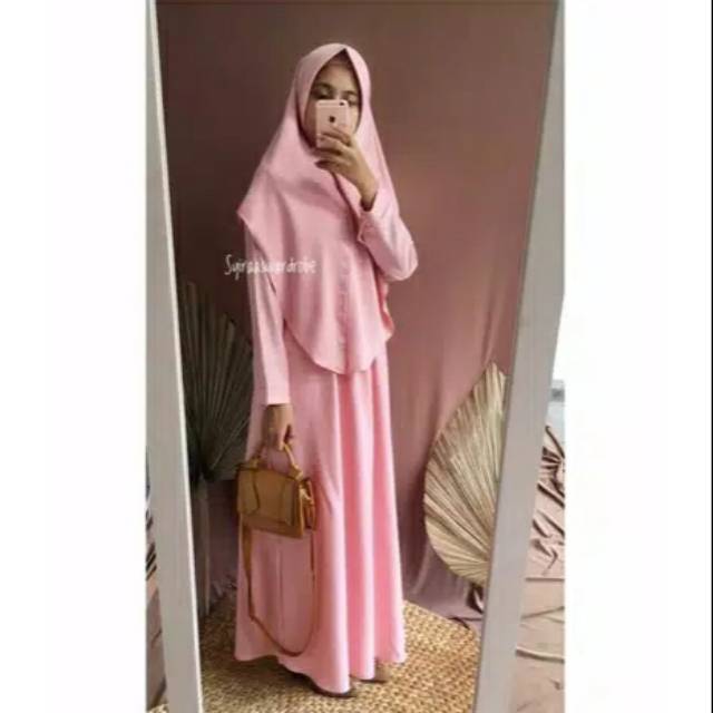 ALMAHIRA SYARIE SYIRAASWARDROBE GAMIS KIMAR MURAH