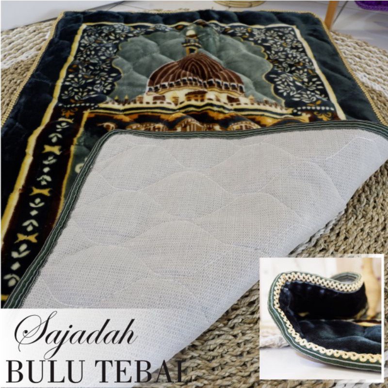 Sajadah Turki Busa Quilting Kubah Embos Premium Empuk Tebal 70x110 Jumbo (busa quilting)