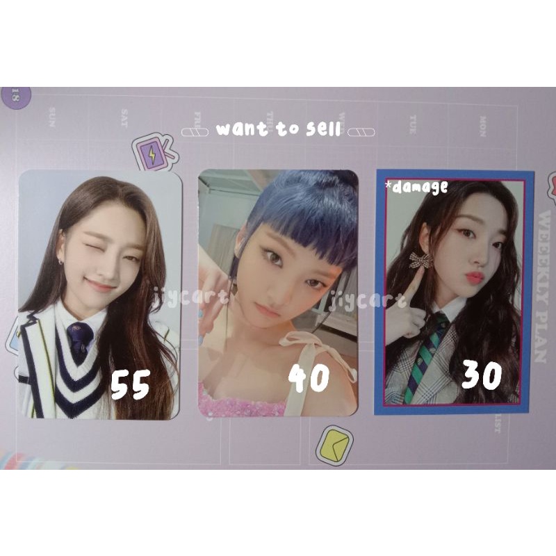 PHOTOCARD PC SOEUN WEEEKLY ALBUM BENEFIT MAKESTAR