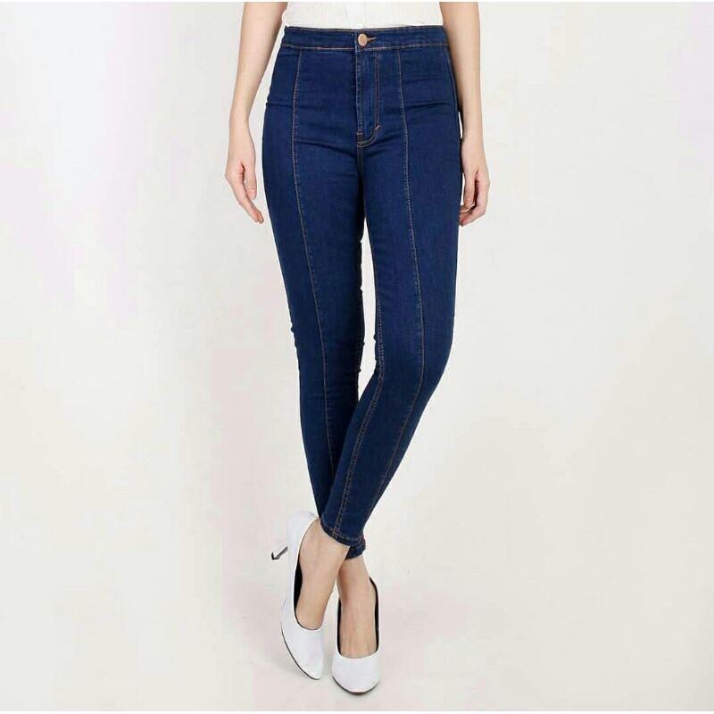 (BISA COD) Celana Jeans Highwaist Model Tulang 27-34 // HIGHWAIST HW Tulang // HW Jeans Tulang