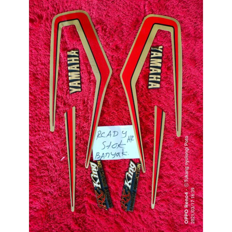 lis stiker striping RX king cobra 1983 lengkap