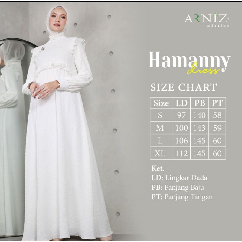 Arniz hamanny putih tulang