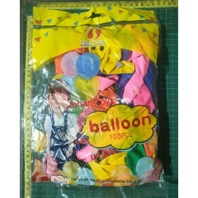 Ballon Motif isi 100 Pcs