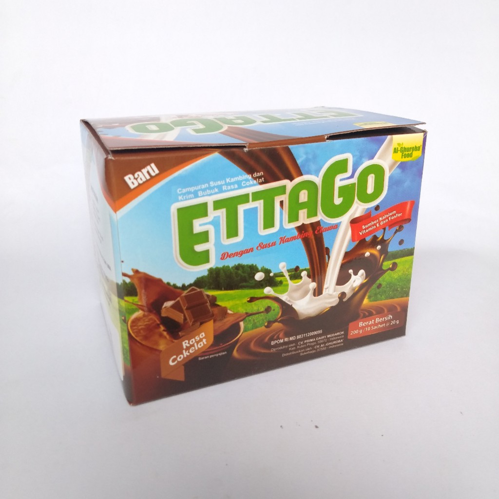 Goat Milk Powder Ettago SACHET Bubuk Susu Kambing Ettawa Al-Ghuroba ISI 10 SACHET