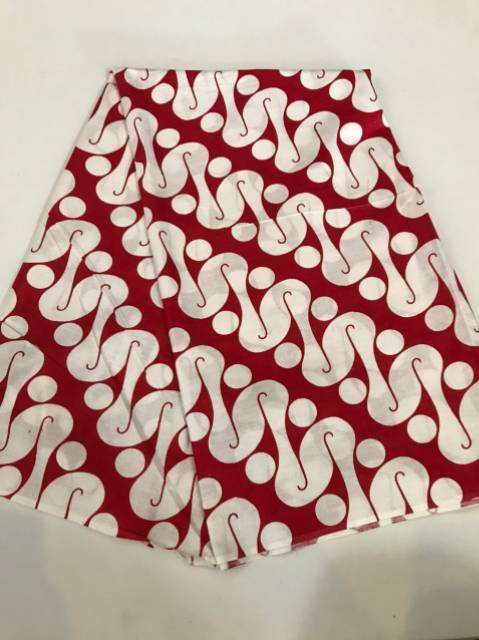 Kain Batik Merah Putih Jarik Kebaya Couple Katun Printing Sogan Lawasan Seragam Bridesmaid Meteran K