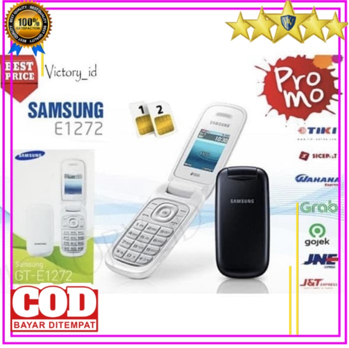 HP SAMSUNG LIPAT LIPET GT E 1272 COD GRATIS ONGKIR BARU HANDPHONE JADUL AWET BAYAR DITEMPAT ORIGINAL