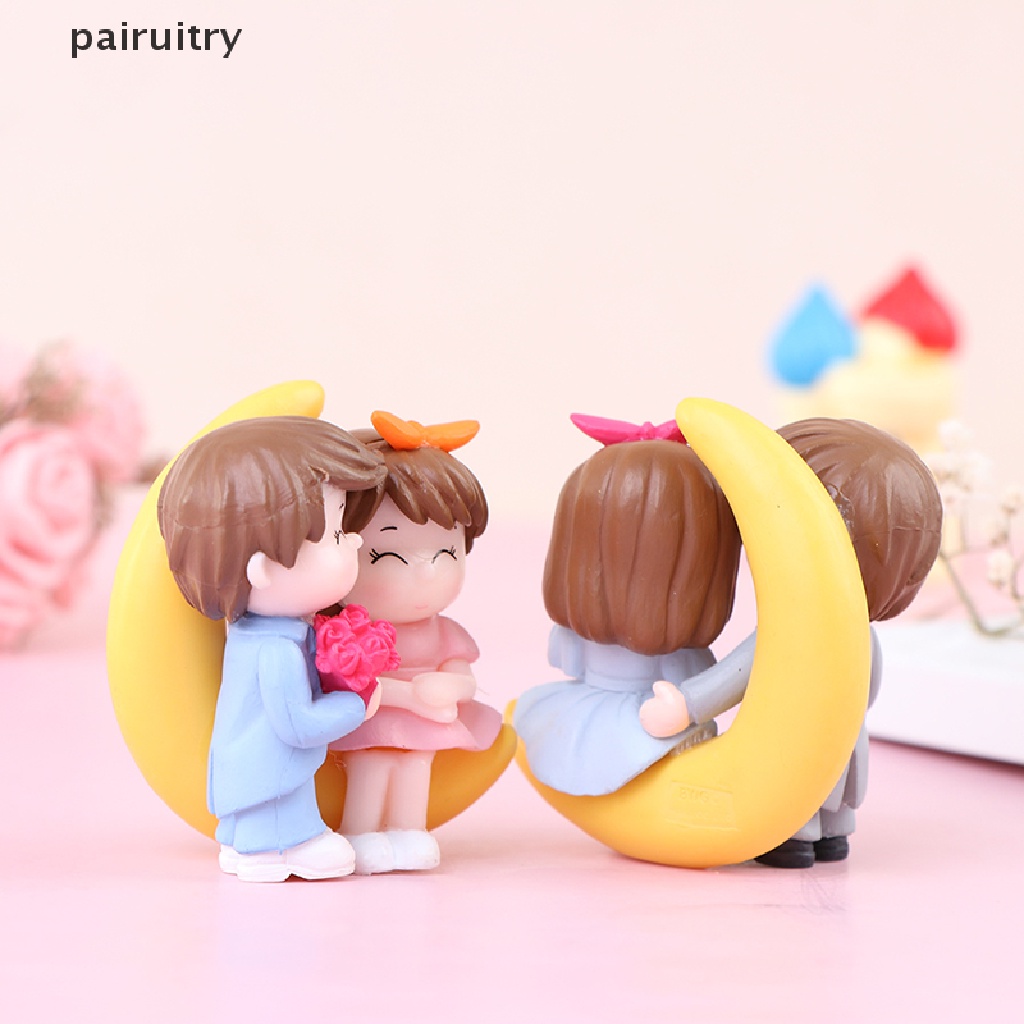 Prt Miniatur Pasangan Kekasih Romantis Untuk Dekorasi Taman Minifairy Garden Diy PRT