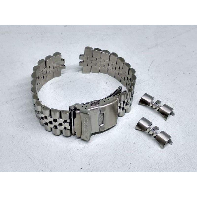 TALI JAM TANGAN RANTAI SEIKO STAINLESS BRACELET SOLD STELL SKX007 SKX009 STRAP ROLEX 22MM PREMIUM WATCH BEND