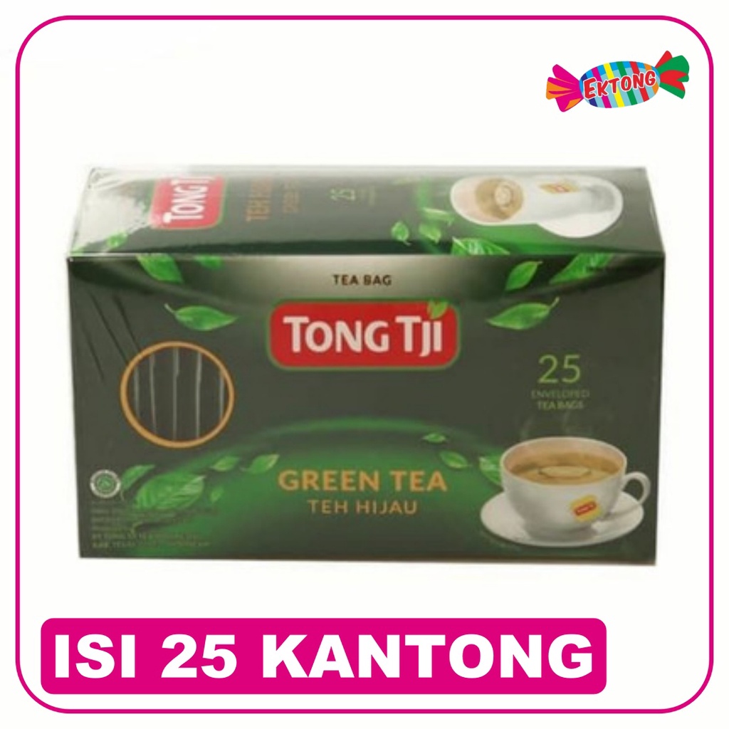 

TONG TJI GREEN TEA / TEH HIJAU 25 PCS