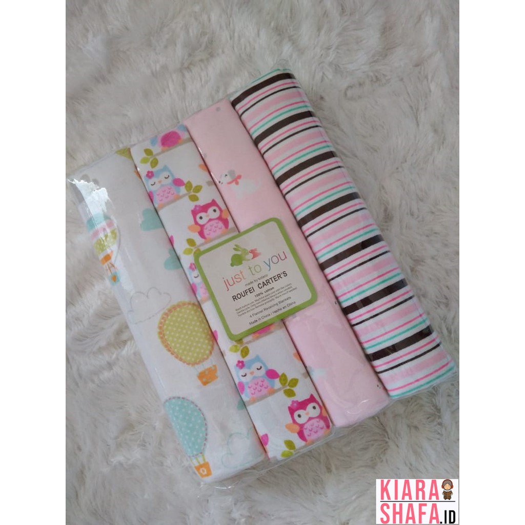 Kiarashafa - Bedongan Bayi 4 Pcs Carter Just To You Baby Of Mine 4 in 1 Motif Random