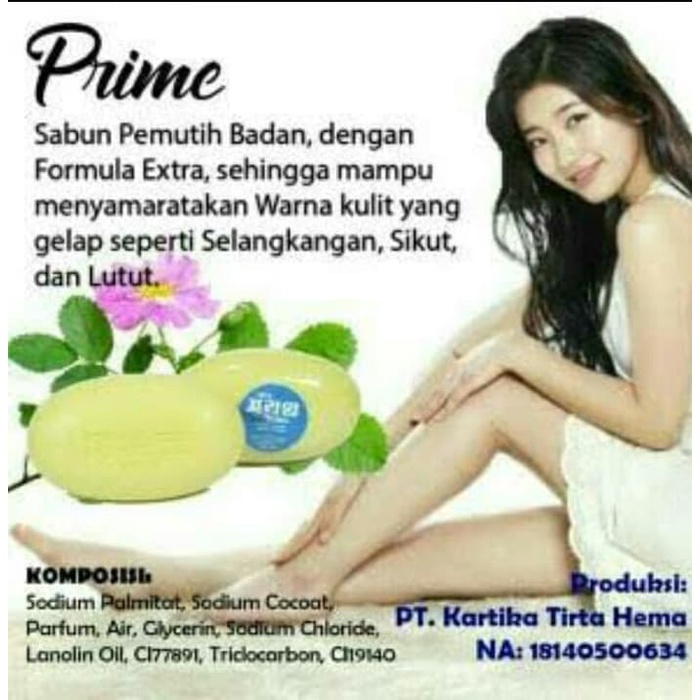 Sabun Korea Original 100% BPOM -Sabun Muka Glowing dan Pemutih Wajah Badan