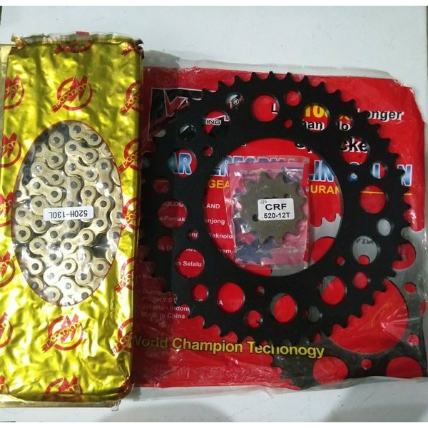 GIR SET GEAR PAKET CRF150L 520