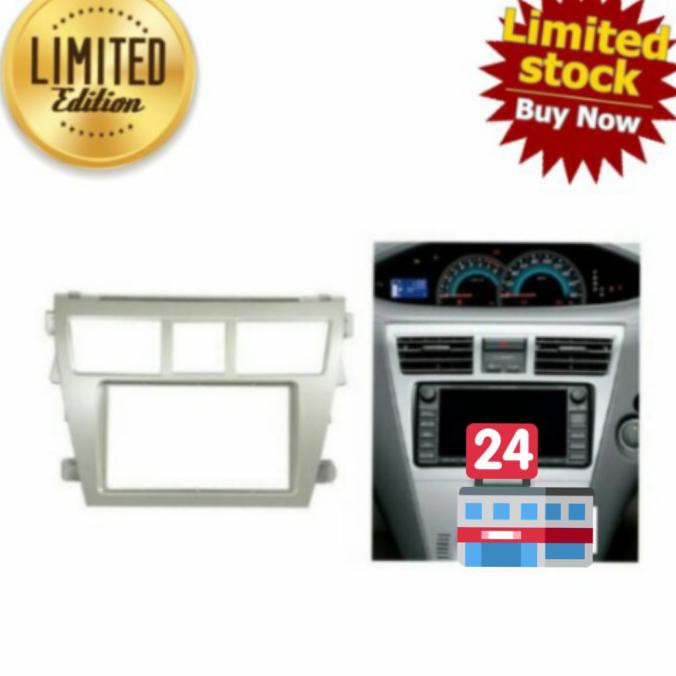 frame tape mobil double din head unit vios 2008