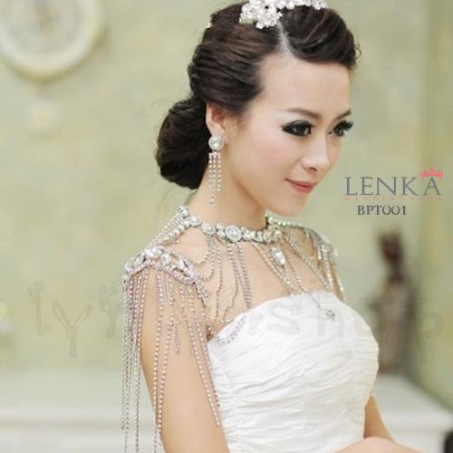 [BISA COD] BOLERO CRYSTAL PENGANTIN PESTA PERNIKAHAN WANITA MODERN BPT001