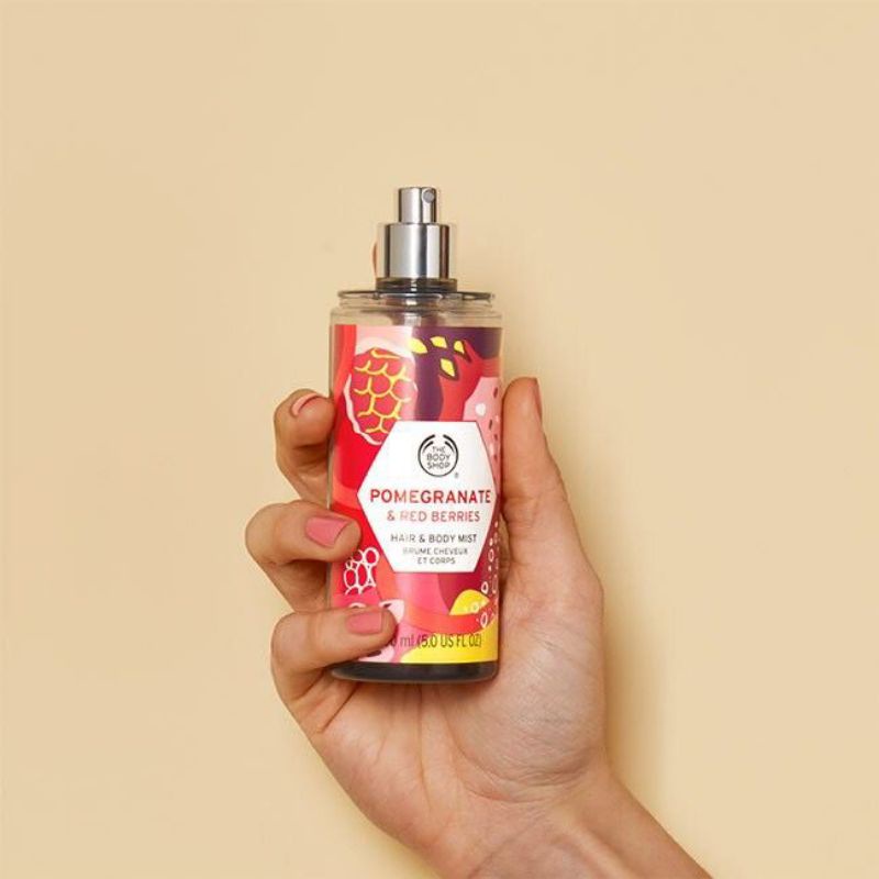 The Body Shop Hair and Body Mist Pomegranate