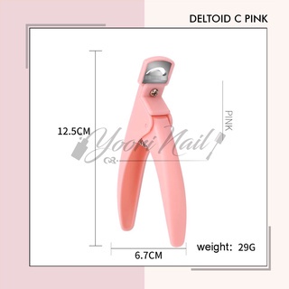 Deltoid scissors C false nail clipper gunting kuku palsu fake nail clipper