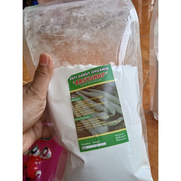 

Aci Garut/tepung garut 250gr