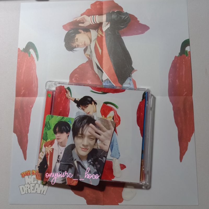 NCT Dream Hot Sauce Jewel Set Mark / Jeno + Poster pc photocard
