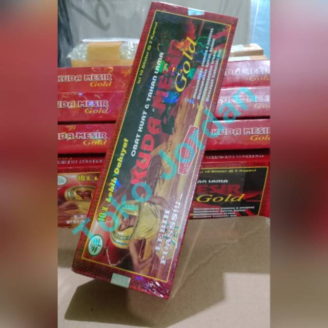 Kapsul Kuda Mesir Gold Original