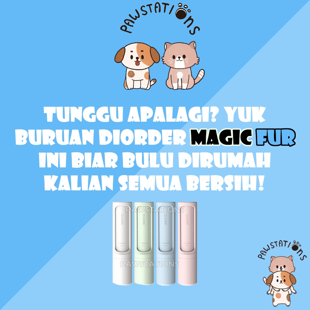 Ready | COD Pembersih Bulu Kucing Lint Roller Alat Pembersih Bulu Kucing Roll Bulu Kucing Sikat Bulu Kucing Pembersih Bulu Baju Penghilang Bulu Kucing Sikat Pembersih Bulu Kucing Magic Fur