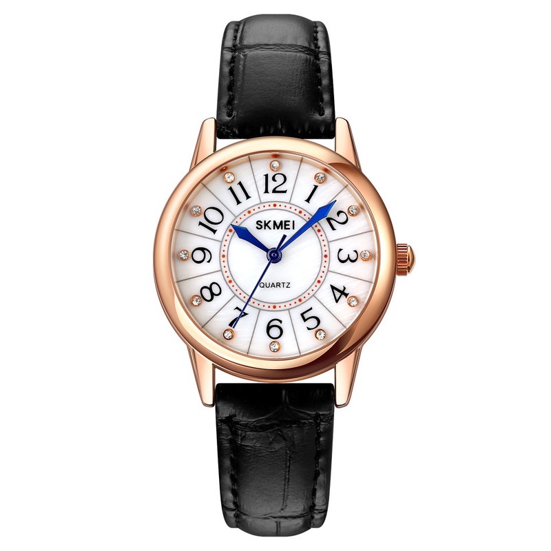 SKMEI 1823 Jam Tangan Watch Wanita Analog Tali Kulit