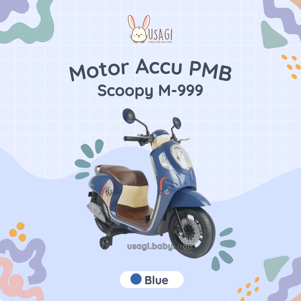 Motor Accu PMB Scoopy M-999 | Motor Mainan Anak Scoopy
