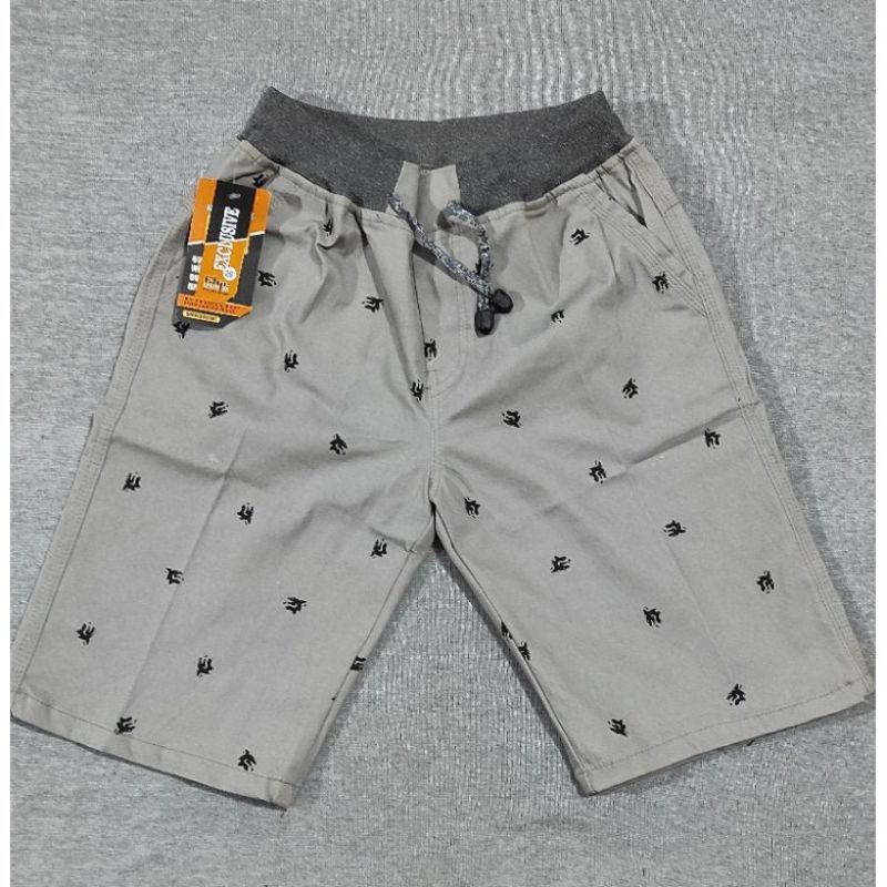 CELANA PENDEK MOTIF ANAK LAKI LAKI USIA 1-12 TAHUN KAIN TWILL STRETCH PREMIUM