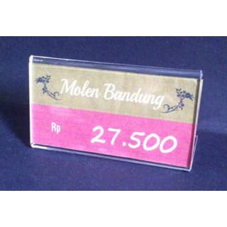 Name Desk Label Akrilik Papan Nama Stand Acrylic Label Pesanan Meja Cafe Restoran Akrilik Menu Po Shopee Indonesia