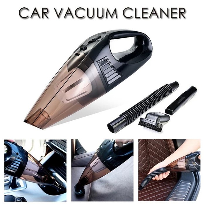 Car Vacuum Cleaner Portable 12V Handheld Vakum Wet and Dry Hepa Filter