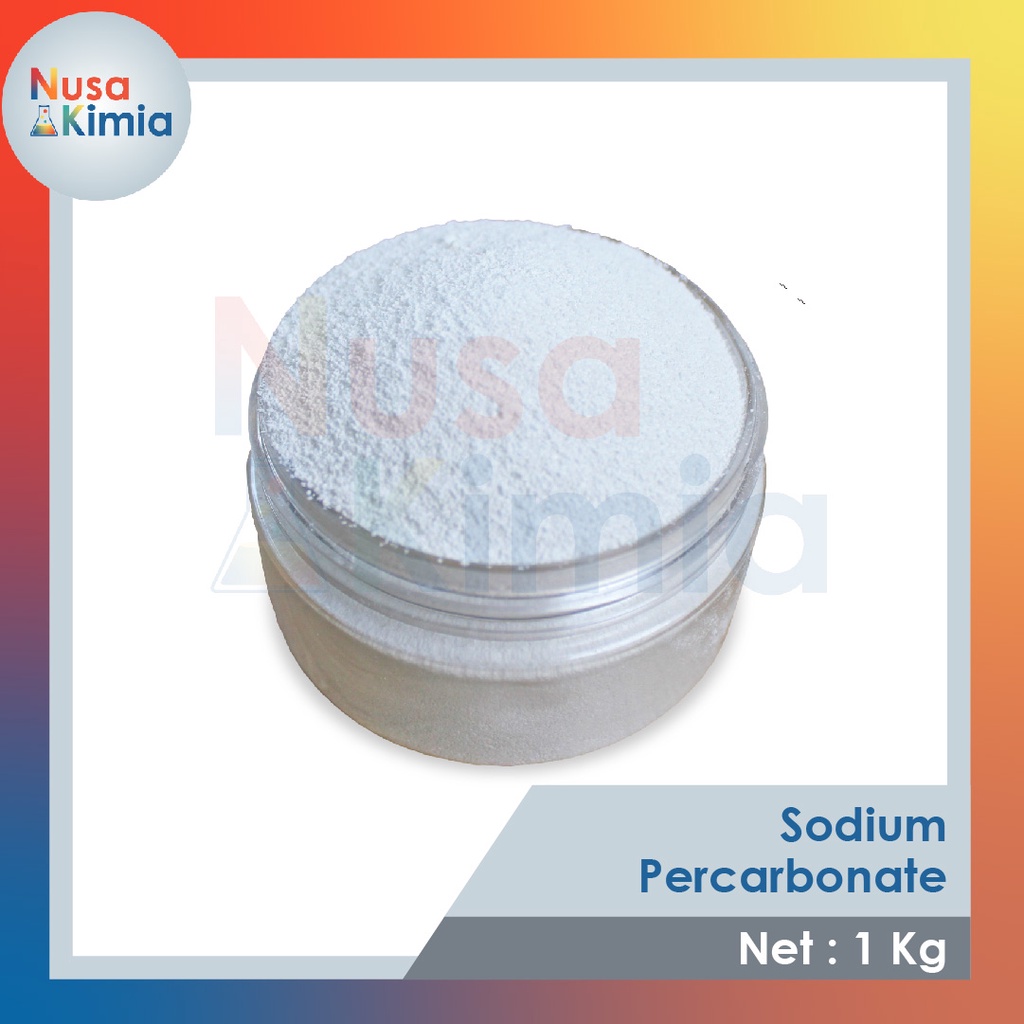Sodium Percarbonat 1 KG - Bubuk OXY Clean - Pemutih Noda Pakaian - Pencerah Warna Kain