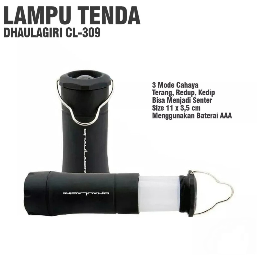 Lampu Tenda CL-309 Dhaulagiri - Lampu Tarik - Lampu Camping LED - lampu hiking - lampu outdoor