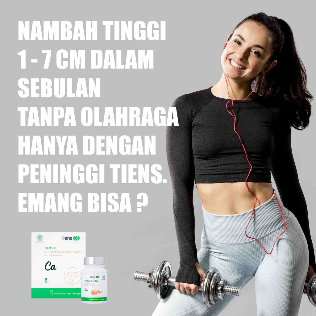 

Susu Suplemen Kalsium Calcium Peninggi Penambah Tinggi Badan Tiens - Bukan Super Grow Up / Hypergrow