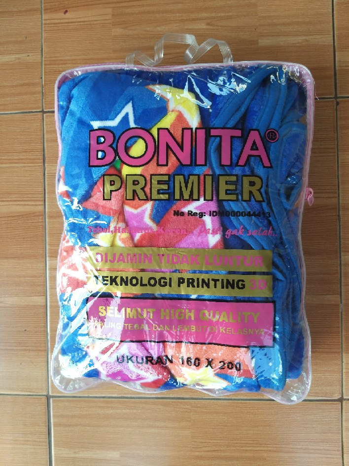 [ Bisa Cod ] Selimut Premier Bonita 3d Varian Motif Anak