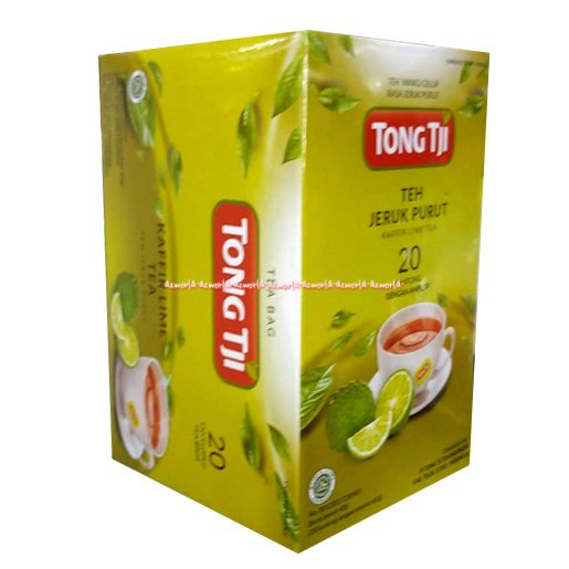 Tong Tji Jeruk Purut  20Tea Teh Celup Tongji Kemasan Sachet Tongtji Jasmine Dan Jeruk Purut 20Tea Bags