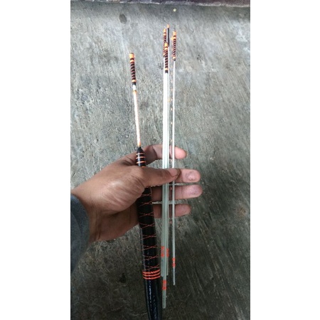 joran handmade micro fishing bahan fiber optik super lentur 180cm