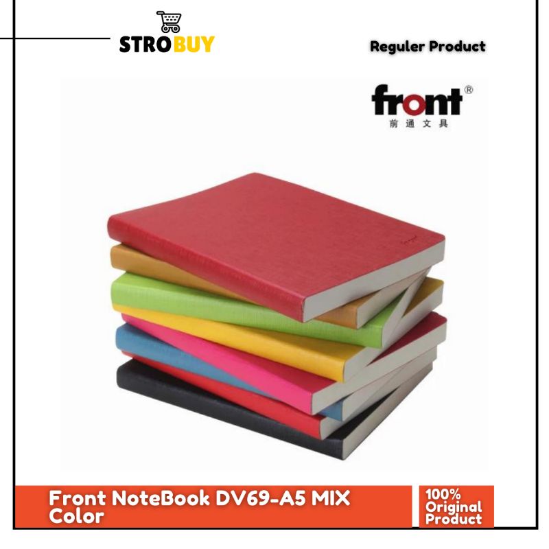 

FRONT NOTEBOOK DV69/79/81-A501-1 isi 154 Sheet MIX COLOR