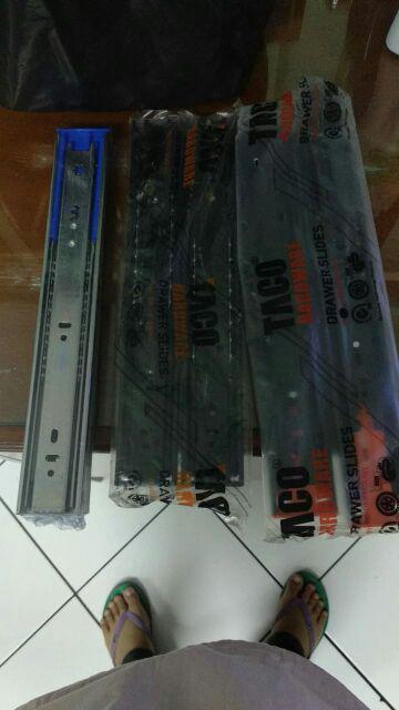 Rel Laci (drawer Slider) Double Track / Full Extension Taco Bbs 006