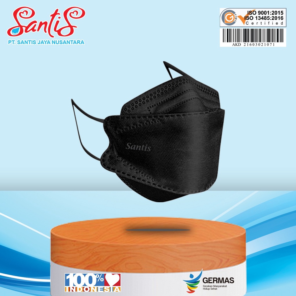 Masker KF 94 Premium / Masker KF 94 3D Protection / Masker KF 94 Santis