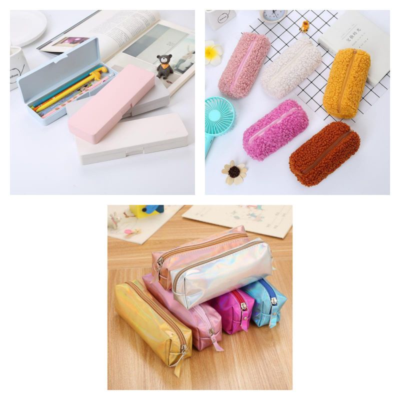 

Tempat Pensil Polos Aesthetic/Kotak Pensil Simple