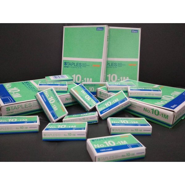 Isi Steples No 10 - Isi Staples ( 20 Box Kecil ) - Refill