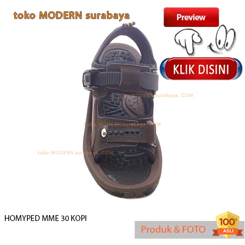 Sandal gunung pria casual slip on kulit HOMYPED MME 30