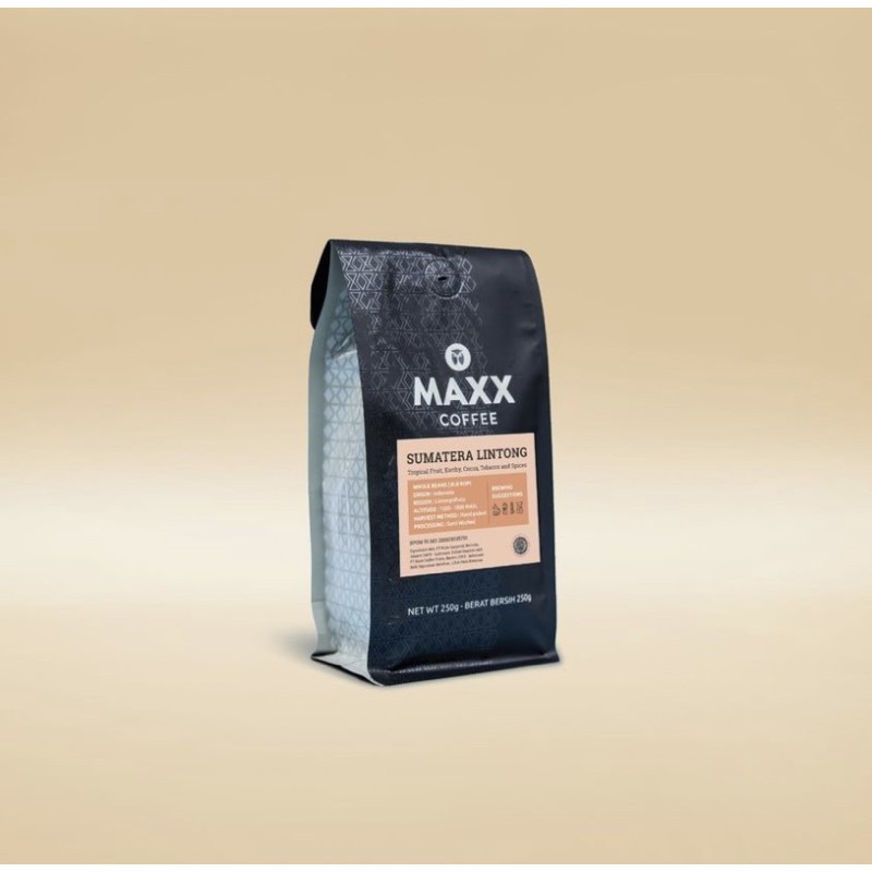 

Kopi/biji kopi Maxx Coffee Sumatera Lintong 100% Arabica Espresso Roast Coffee Whole Beans