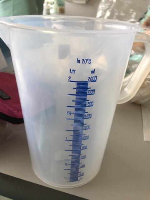 Gelas Ukur Plastik 2000 Ml Green Leaf Polycarbonate - Measuring Cup