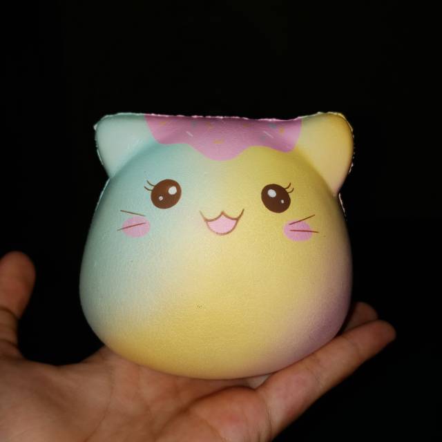 Punimaru Marshmallow Kitten Rainbow Squishy
