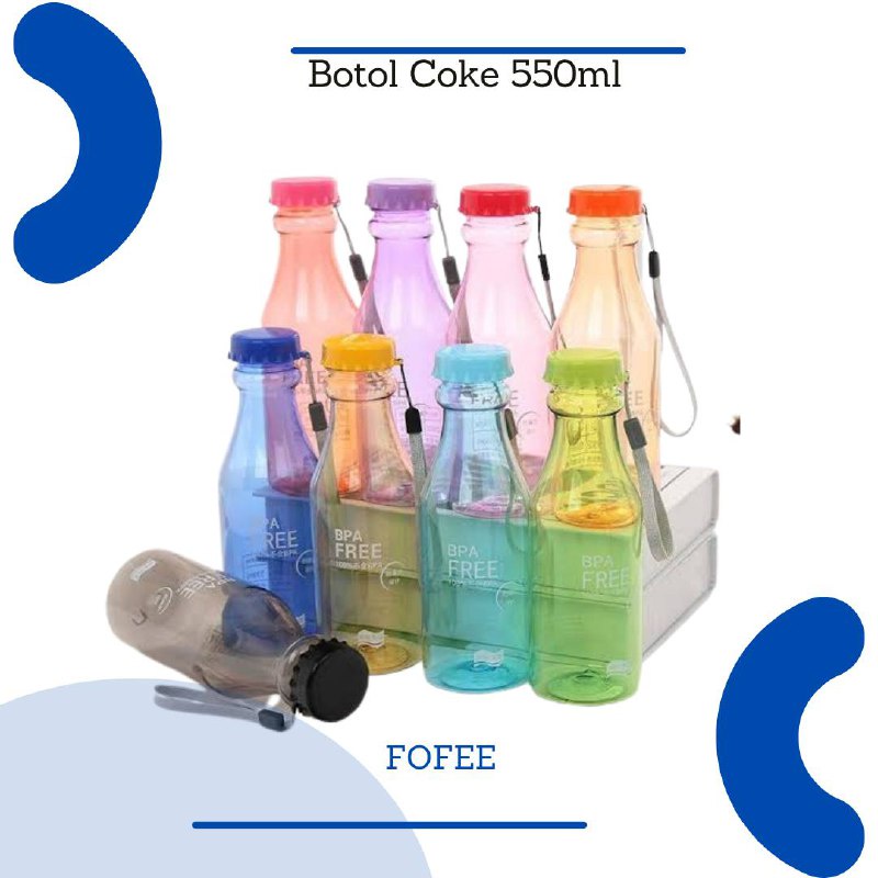 BOTOL MINUM BPA Free 550 Ml Softdrink Bottle