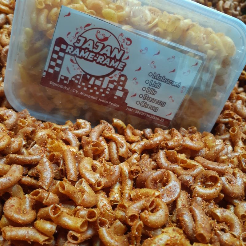 

MAKARONI BANTAT/BANTET JAJANRAMERAME BOX 150GR