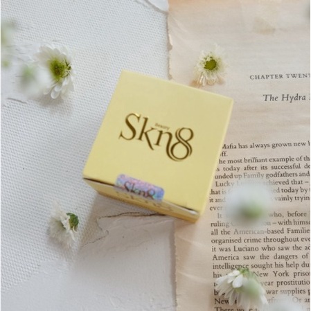 SKN8 Beauty 5 pcs + BONUS (Serum, Night Cream , Day Cream Facial Wash, Toner )+Watery Skin serum dan Creamy Skin Yogurt  / Paket Lengkap Kecantikan-5